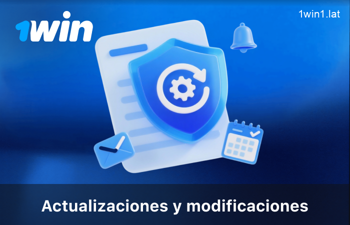 Actualizaciones legales en 1win LATAM