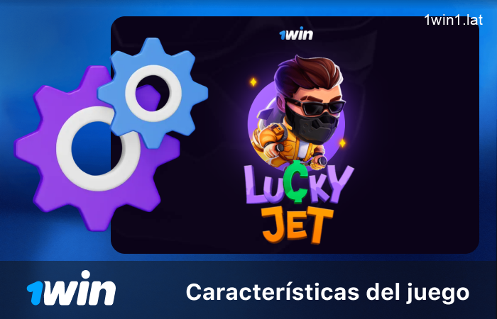 Funciones clave del juego Lucky Jet 1win
