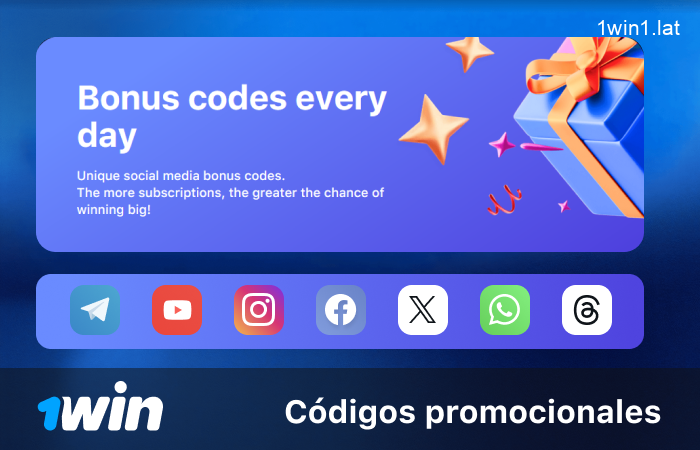 Promociones secretas con códigos de 1win