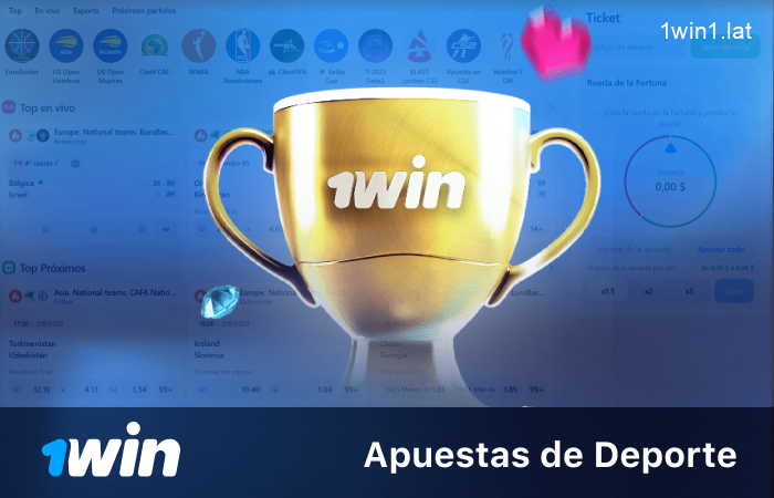 Apuestas deportivas en 1win LATAM