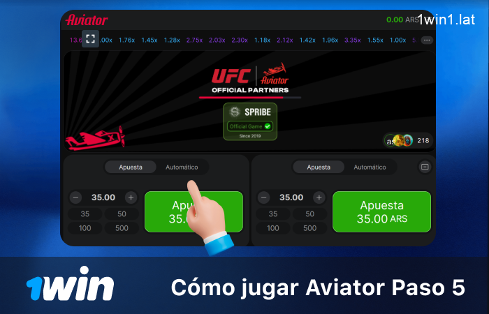 Seleccione un multiplicador para el pago automático, paso 5