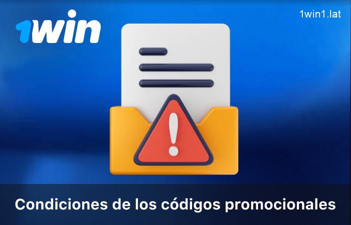 Términos clave para usar códigos en 1win