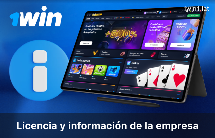 Licencia de 1win LATAM y datos legales