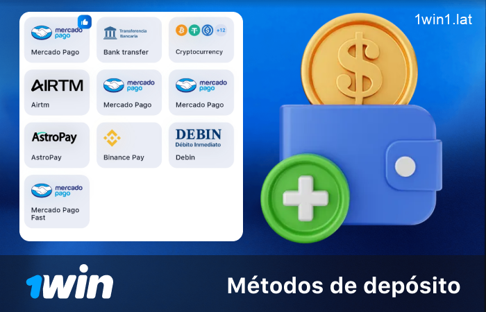Instrumentos de recarga en 1win LATAM