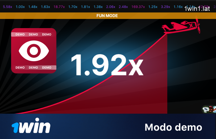 Prueba Aviator gratis con el modo demo en 1win