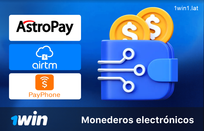 Depósitos rápidos vía e-wallets en 1win