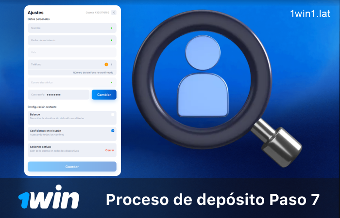 Si es necesario, verifique su cuenta, paso 7