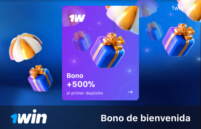 Bono de bienvenida en la app 1win LATAM